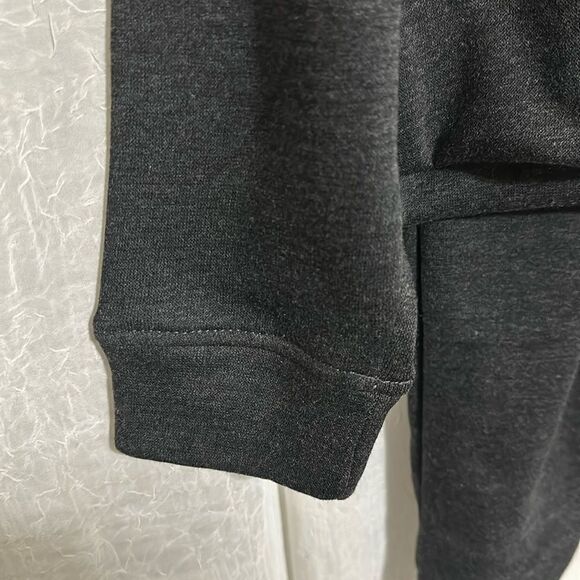 Rae Dunn. XS-S Charcoal Gray 2pc Hoodie Pullover Jogger Lounge Sweat COFFEE Set - Picture 8 of 13